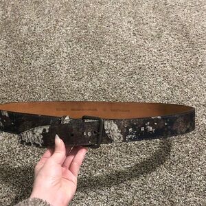 Men's Brown Leather Belt